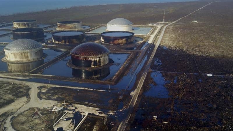 Hurricane Dorian Induced Spill in Bahamas