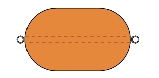 SL-BF1830-S Barrier Float with Rod and Swivels