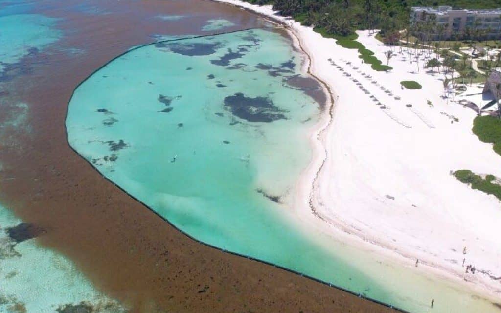 Sargassum Boom Barrier 2