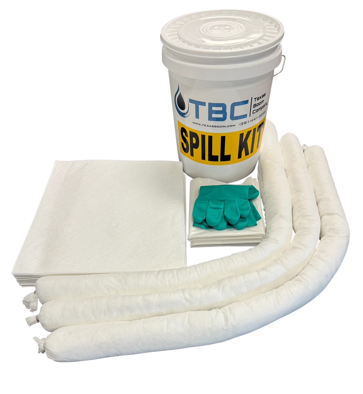 Texas Boom 5 Gallon Oil-Only Spill Kit
