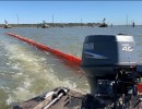 18 inch oil spill containment boom deployment
