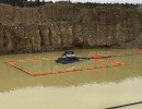 gold rush turbidity curtains around pump1 gold rush turbidity curtains around pump1