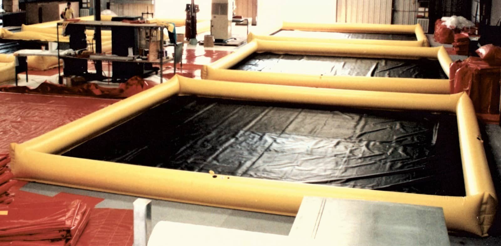 inflatable wall berm inflatable wall berm