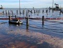 tbc oil containment boom and skimmer deployment   tabbs bay tbc oil containment boom and skimmer deployment   tabbs bay